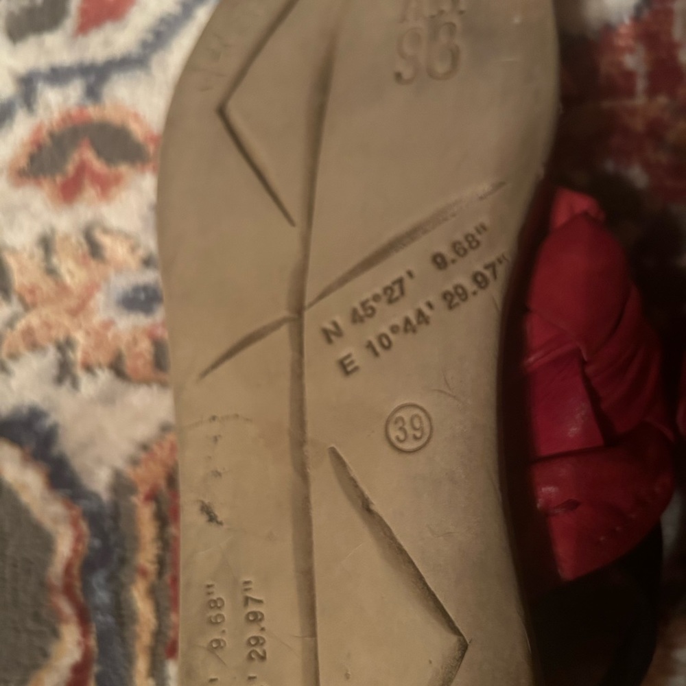 A.S.98 Red Purt sling back - Picture 3 of 9